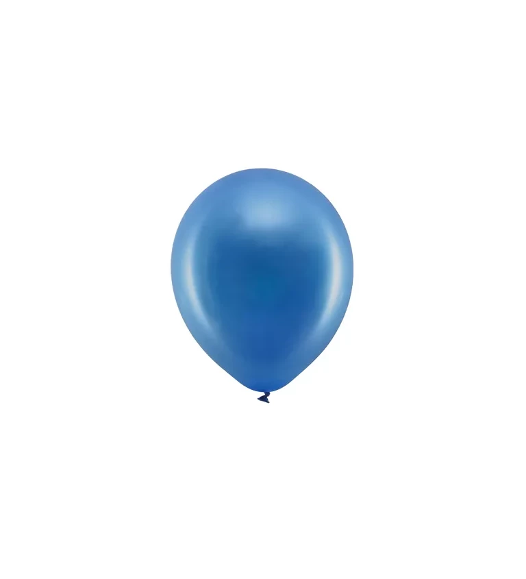 Rainbow balóny - metalická modrá